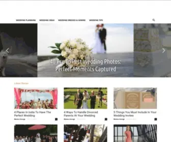 Perfectweddingzone.com(Wedding Ideas & Planning) Screenshot