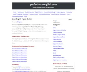 Perfectyourenglish.com(Learn English) Screenshot