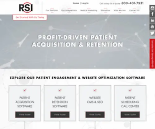 Perfectyourself.com(Medical CRM Automation Software) Screenshot