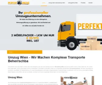 PerfektumZug.at(Umzug Umzugsservice Übersiedlung Räumung 2 Mann) Screenshot