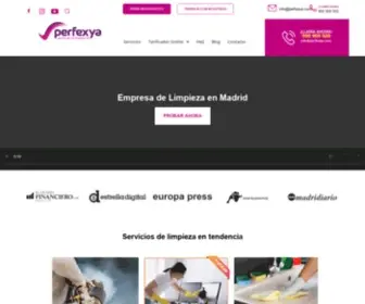 Perfexya.com(Empresa de Limpieza en Madrid) Screenshot