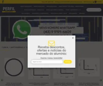 Perfildealuminio.com.br(Loja Virtual Meu Perfil de Alumínio) Screenshot