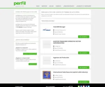 Perfilejecutivo.com(Ofertas de Trabajo de alto perfil Ejecutivo y Gerencial en Panamá) Screenshot