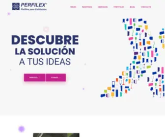 Perfilex.com.mx(Perfiles de Aluminio) Screenshot