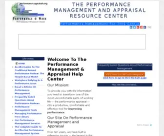 Performance-Appraisals.org(Performance Appraisals) Screenshot