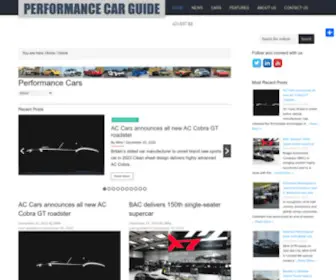 Performance-Car-Guide.co.uk(Performance Cars) Screenshot