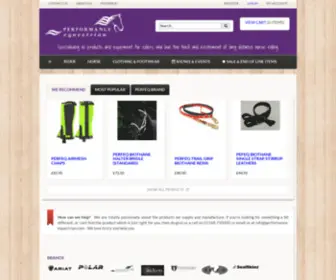 Performance-Equestrian.com(Performance Equestrian) Screenshot