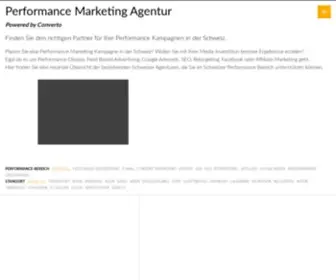 Performance-Marketing-Agentur.ch(Performance Marketing Agentur: Übersicht aller Agenturen) Screenshot