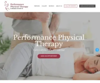 Performance-PHysicaltherapy.com(Physical Therapist Fort Collins) Screenshot