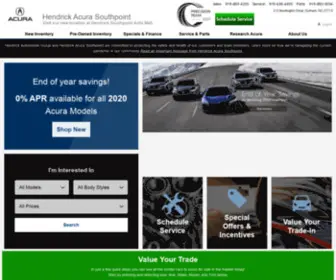 Performanceacurachapelhill.com(Hendrick Acura Southpoint) Screenshot