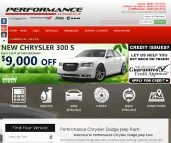 PerformanceCDjr.com Screenshot