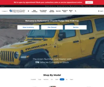 Performancechryslerdealer.com(Performance Chrysler Dodge Jeep RAM Fiat) Screenshot