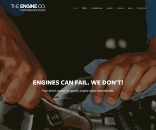 Performanceclinic.net(Ohio Engine Repair at its finest. The Engine Company at Performance Clinic) Screenshot