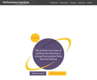 Performancecoachinginternational.com(Performance Coaching) Screenshot