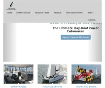 Performancecruising.com(Gemini Catamarans) Screenshot