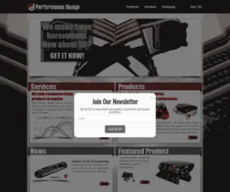 Performancedesign.com(Performance Design) Screenshot