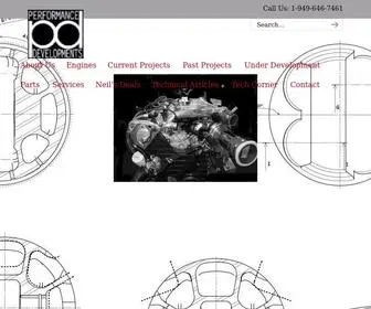 Performancedevelopments.com(Engine Design) Screenshot