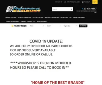 Performanceexhaust.com.au(Complete Exhaust Kits for Your Vehicle) Screenshot