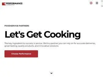 Performancefoodservice.com(Performance Foodservice) Screenshot