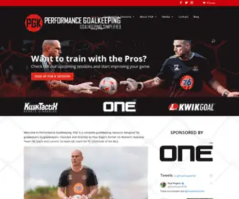 Performancegoalkeeping.com(Performance Goalkeeping (PGK)) Screenshot