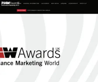 Performancemarketingworldawards.com(Performance Marketing World Awards) Screenshot