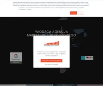 Performancemedia.pl(Agencja Marketingu Internetowego SEO i SEM) Screenshot