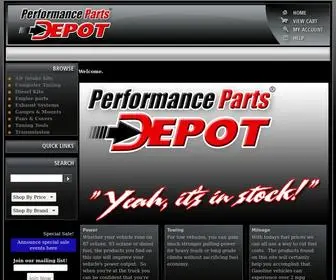 Performancepartsdepot.com(PerformancePartsDepot) Screenshot