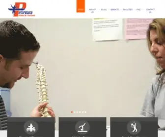 Performanceptsc.com(Performance Physical Therapy & Sports Conditioning) Screenshot