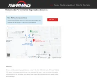 Performanceregistration.com(Performance Registration) Screenshot