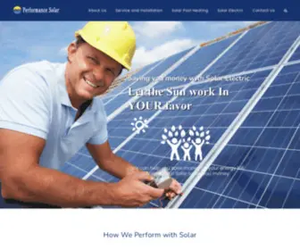 Performancesolar.com(Solar energy) Screenshot