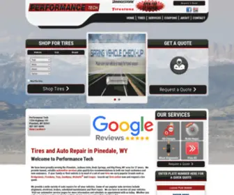 Performancetechwy.com(Auto Repair & Tire Shop in Pinedale) Screenshot