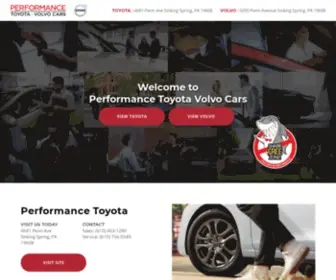 Performancetoyotavolvo.com(Performance Toyota Volvo Cars) Screenshot