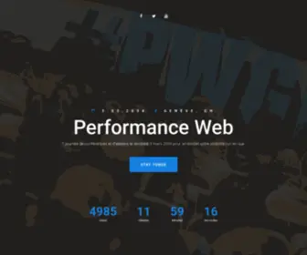 Performanceweb.ch(Performance Web: Conférences & Ateliers) Screenshot