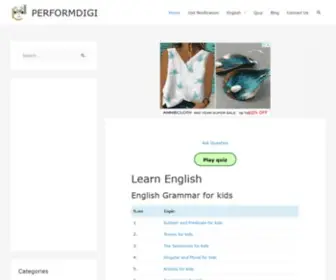 Performdigi.com(HOME – PERFORMDIGI) Screenshot