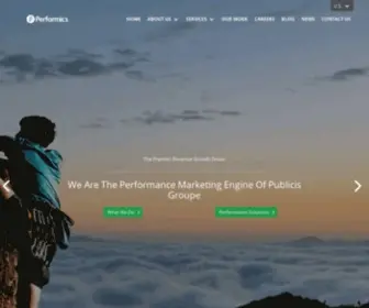 Performics.com(Demand performance from your media and content. Performics) Screenshot