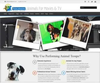 Performinganimaltroupe.com(Performing Animal Troupe) Screenshot