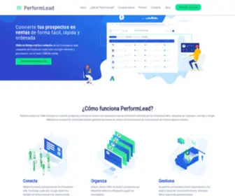 Performlead.com(CRM de Ventas convierte leads en clientes) Screenshot