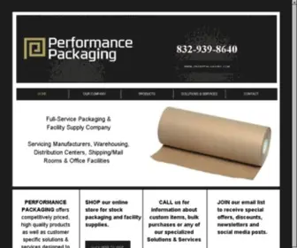 Performpkg.com(Performance Packaging) Screenshot