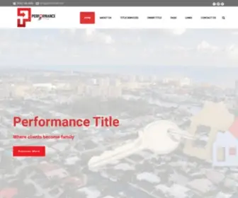 Performtitle.com(Performance Title) Screenshot