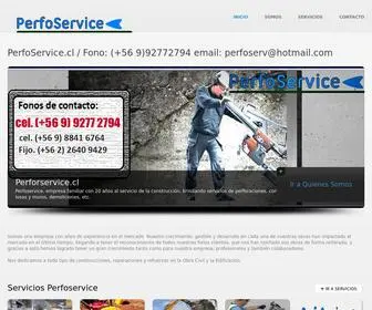 Perfoservice.cl(Inicio) Screenshot