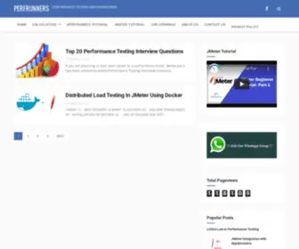 Perfrunners.com(Performance Testing Tutorials) Screenshot