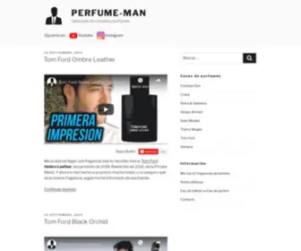 Perfume-Man.com(Opiniones de colonias y perfumes) Screenshot