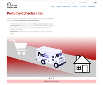 Perfumecollection.ca(Online Store) Screenshot