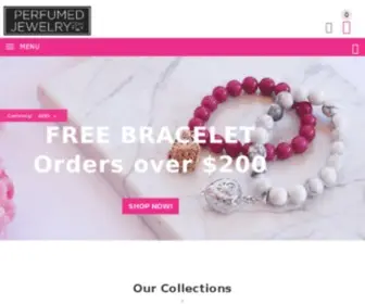 Perfumedjewelry.com(Perfumed Jewelry) Screenshot