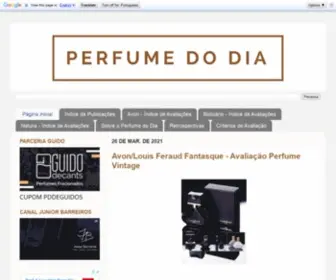 Perfumedodia.com(Perfume do Dia) Screenshot