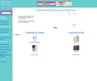 Perfumefind.com(Perfume) Screenshot