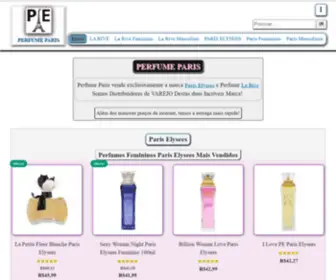Perfumeparis.com.br(Paris Elysees Perfume) Screenshot