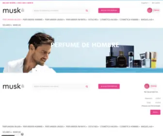 Perfumeriamusk.com(Perfumería Musk) Screenshot