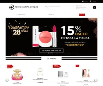 Perfumeriasunidas.com.pe(Perfumerias Unidas) Screenshot