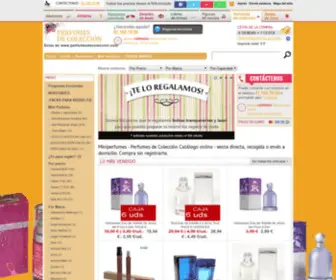 Perfumesdecoleccion.com(Miniperfumes) Screenshot